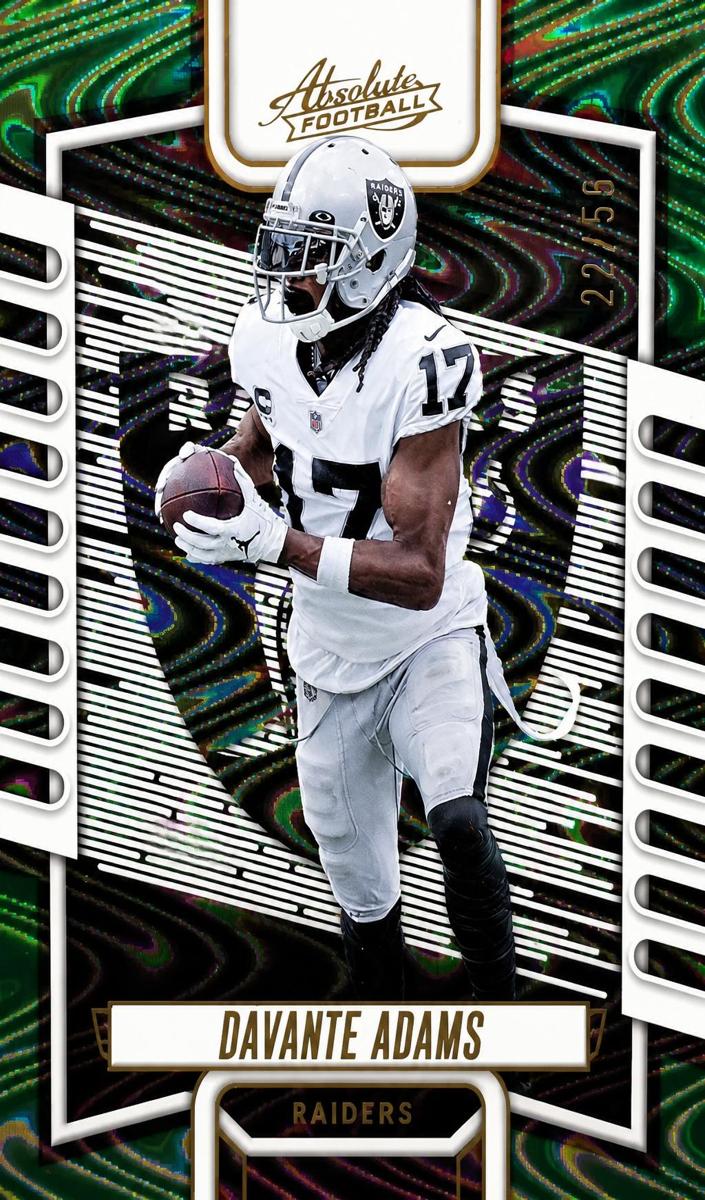2023 Panini Absolute Football Green Waves Davante Adams #76