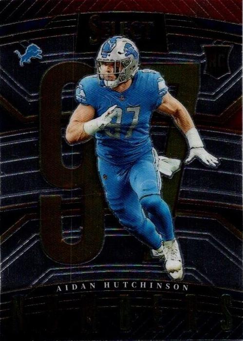 2022 Panini Select Football Aidan Hutchinson #SN-25 SGC 9