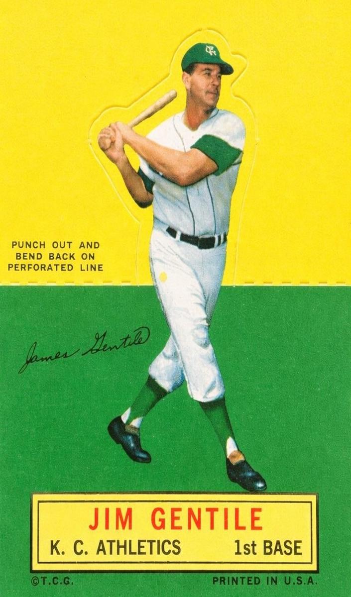 1964 Topps Stand-Up Baseball Jim Gentile #NNO