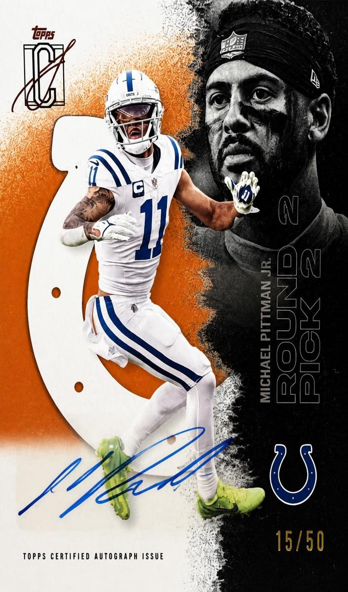 2025 Topps Signature Class Football Orange Michael Pittman Jr. #24
