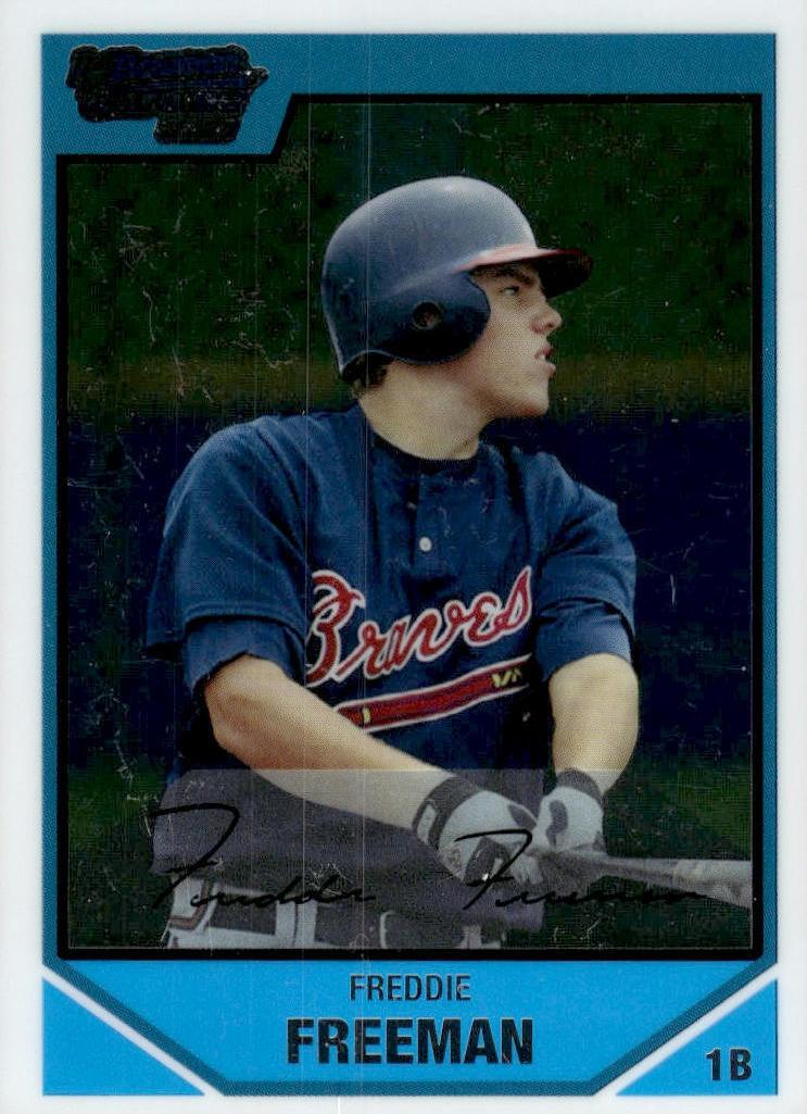 2007 Bowman Chrome Draft Picks & Prospects Baseball Freddie Freeman #BDPP12 PSA 9