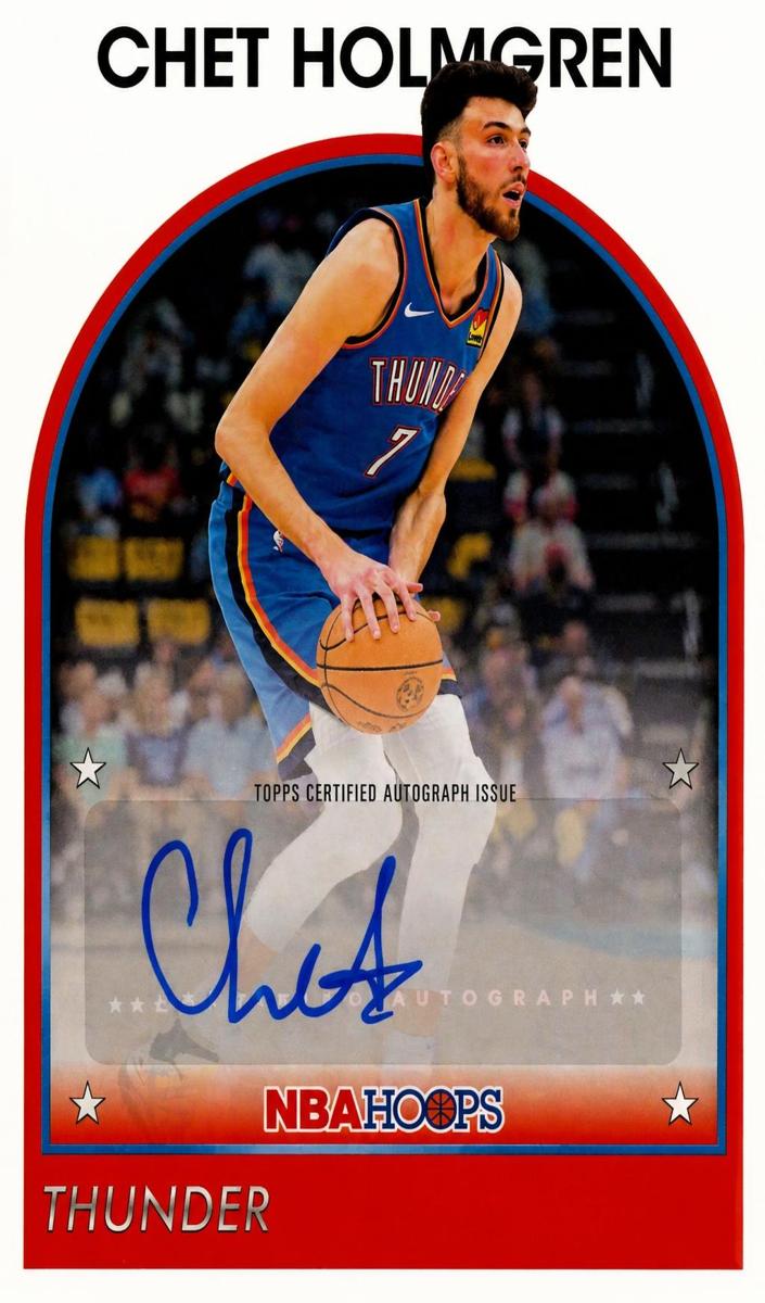 2025 Topps NBA Hoops Basketball Chet Holmgren #89S-CH
