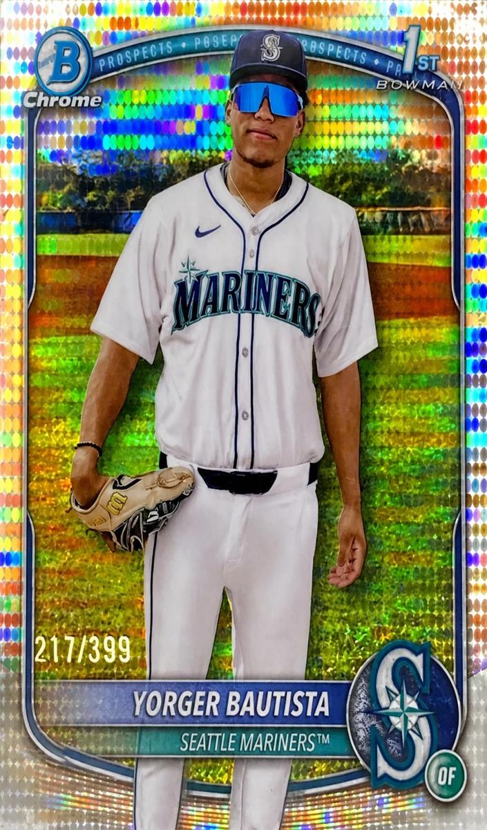 2025 Bowman Chrome Prospects Baseball Pulsar Refractor Yorger Bautista #BCP-194