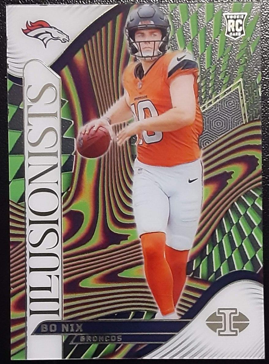 2024 Panini Illusions Football Bo Nix #4 SGC 8.5