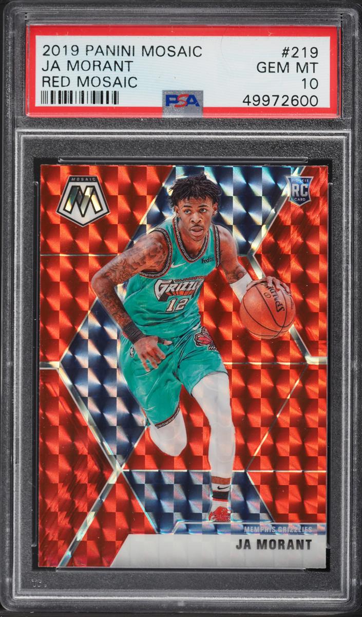 2019 Panini Mosaic Basketball Mosaic Red Ja Morant #219