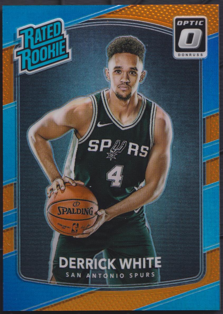2017 Donruss Optic Basketball Orange Derrick White #172 SGC 8.5