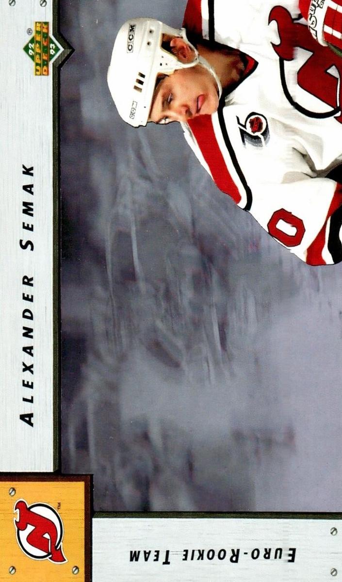 1992 Upper Deck Hockey Alexander Semak #ERT5