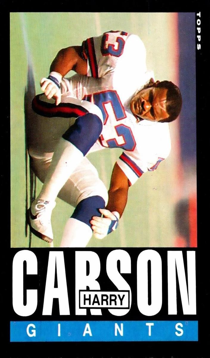 1985 Topps Football Harry Carson #114 PSA 9