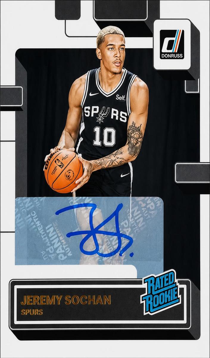 2022 Panini Donruss Basketball Choice Jeremy Sochan #209 SGC 9