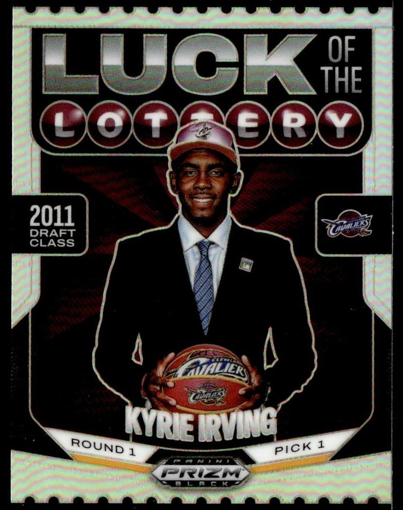 2024 Panini Prizm Black Basketball Silver Kyrie Irving #10