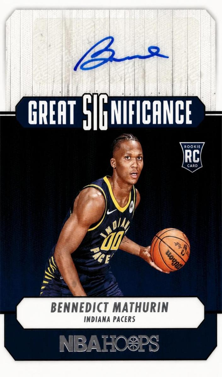 2022 Panini Hoops Basketball Bennedict Mathurin #GS-BMT
