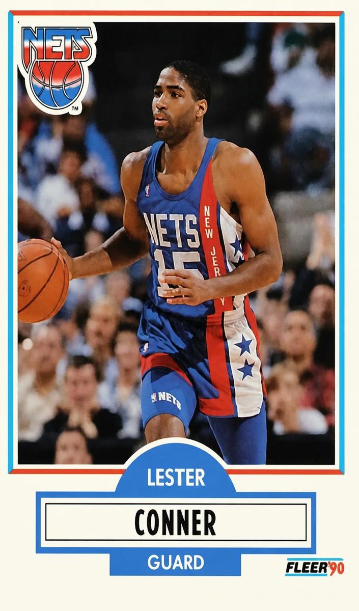 1990 Fleer Basketball Lester Conner #119