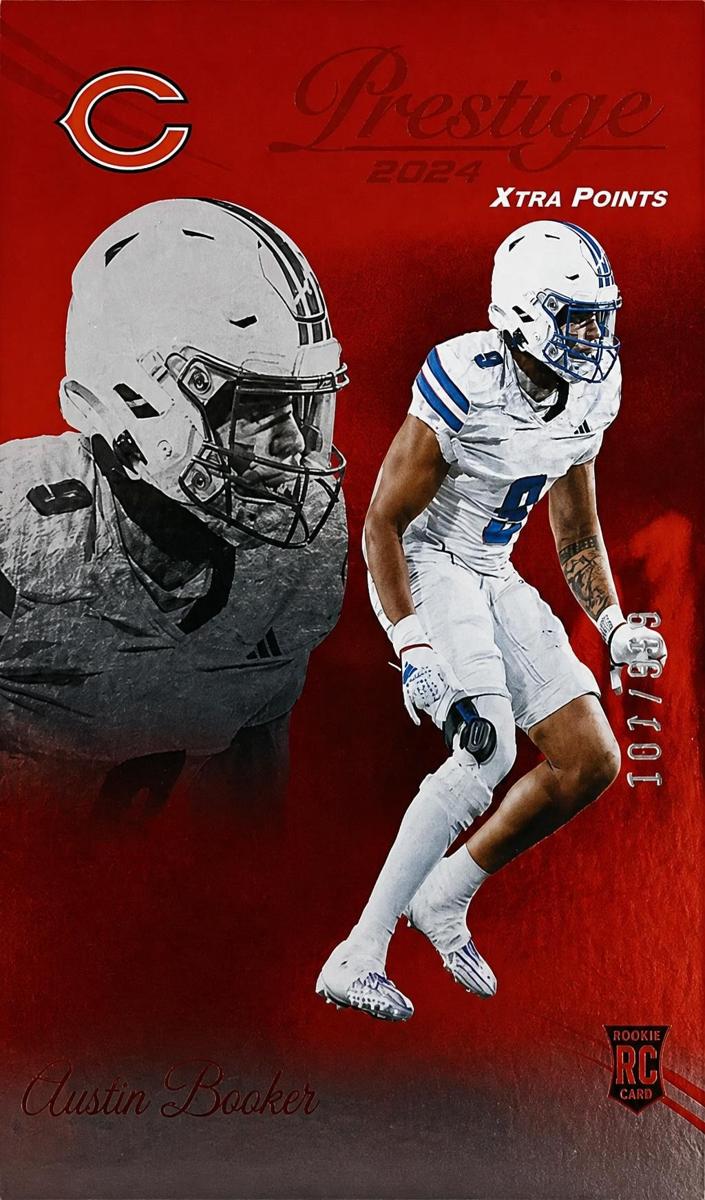 2024 Panini Prestige Football Red Xtra Points Austin Booker #372