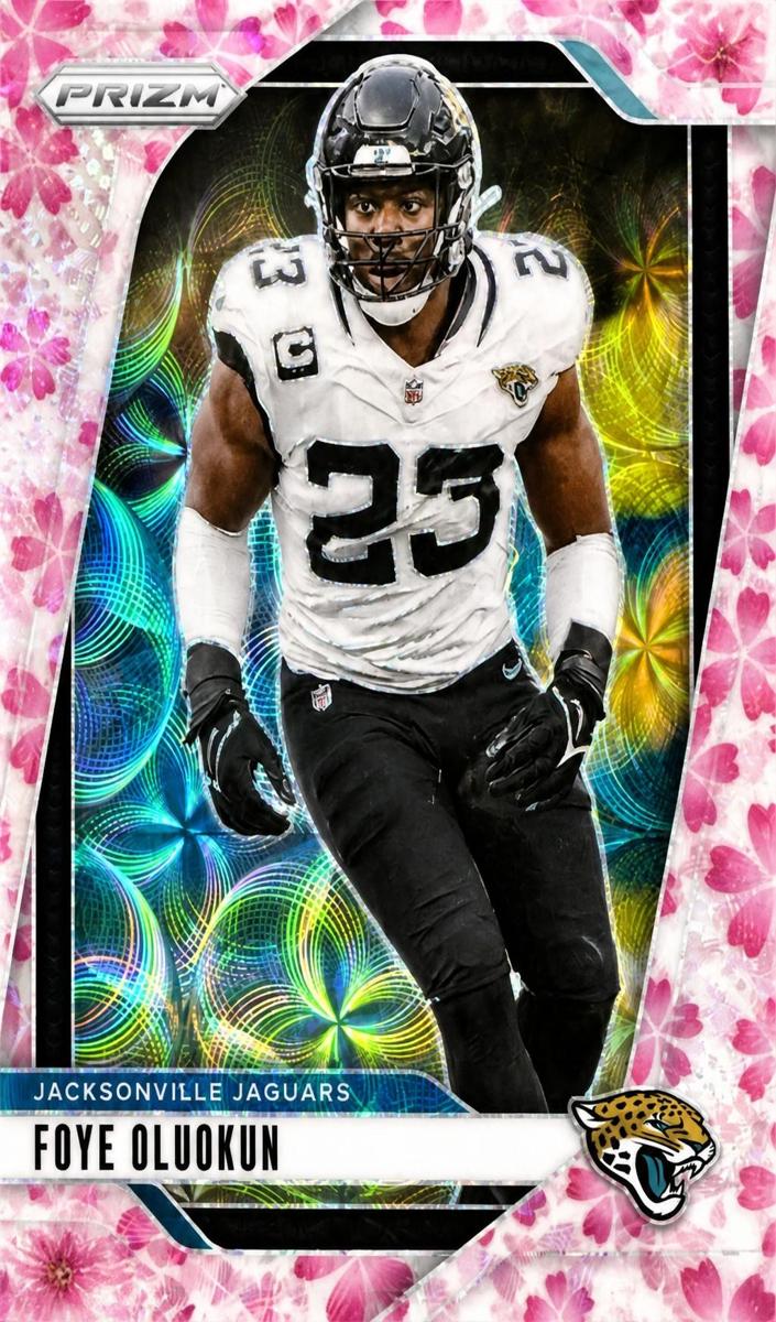 2024 Panini Prizm Football Choice Cherry Blossom Foye Oluokun #134