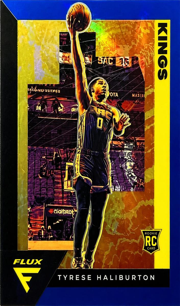 2020 Panini Flux Basketball Light Blue Tyrese Haliburton #203 PSA 10