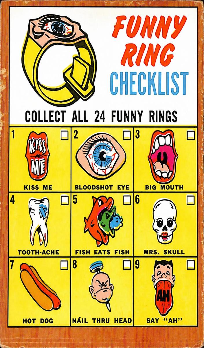 Funny Ring Checklist