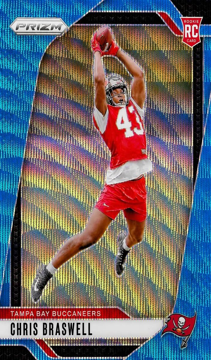 2024 Panini Prizm Football Blue Wave Chris Braswell #320