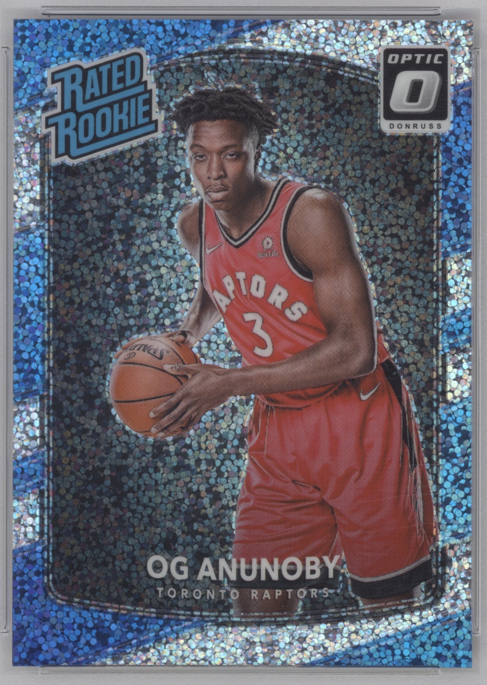 2017 Donruss Optic Basketball White Sparkle OG Anunoby #178 BGS 9