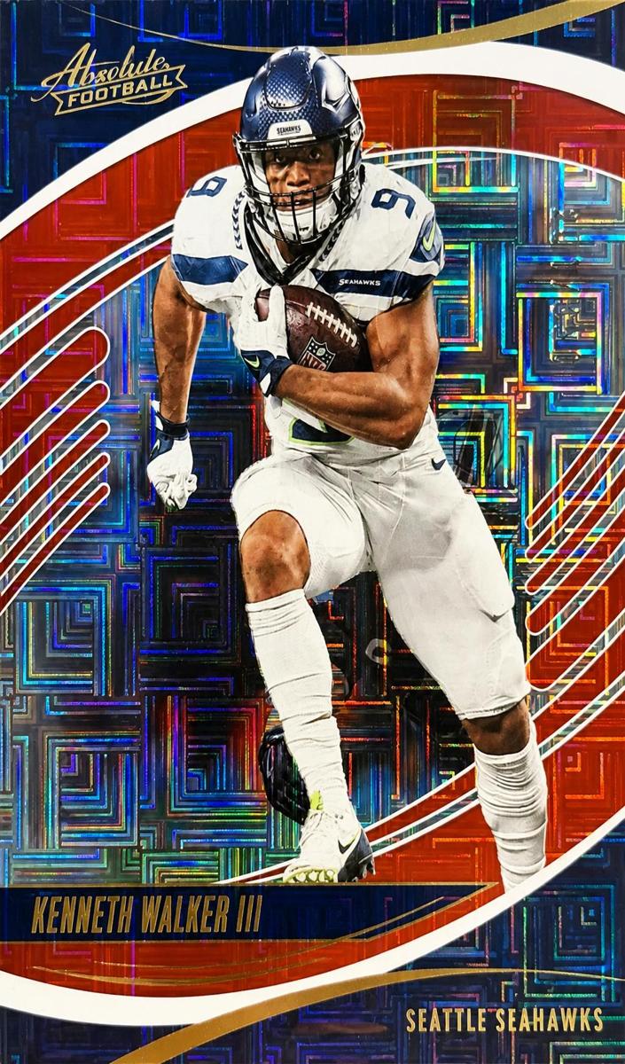 2025 Panini Absolute Football Red Squares Kenneth Walker III #57
