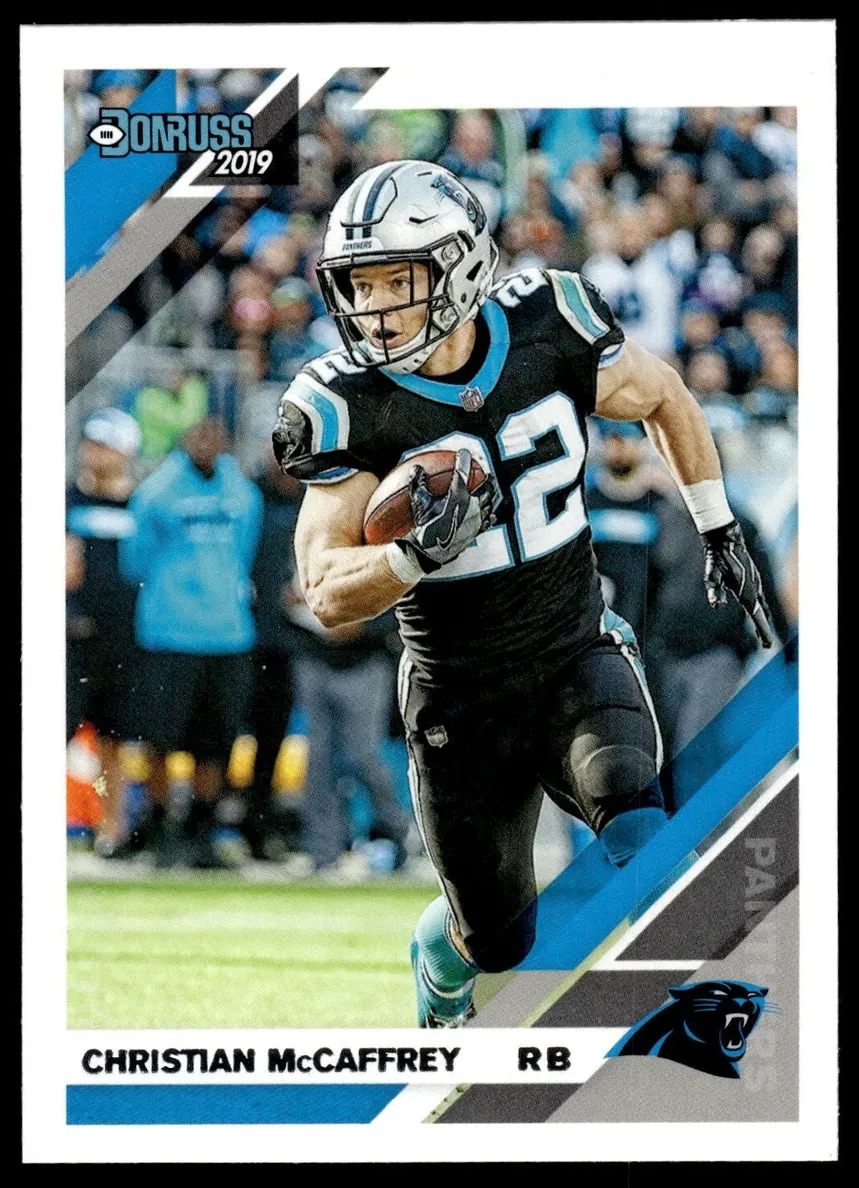 2019 Panini Donruss Football Christian McCaffrey #42 PSA 10