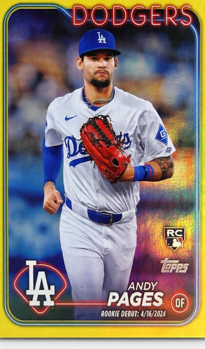2024 Topps Update Baseball Yellow Andy Pages #US108