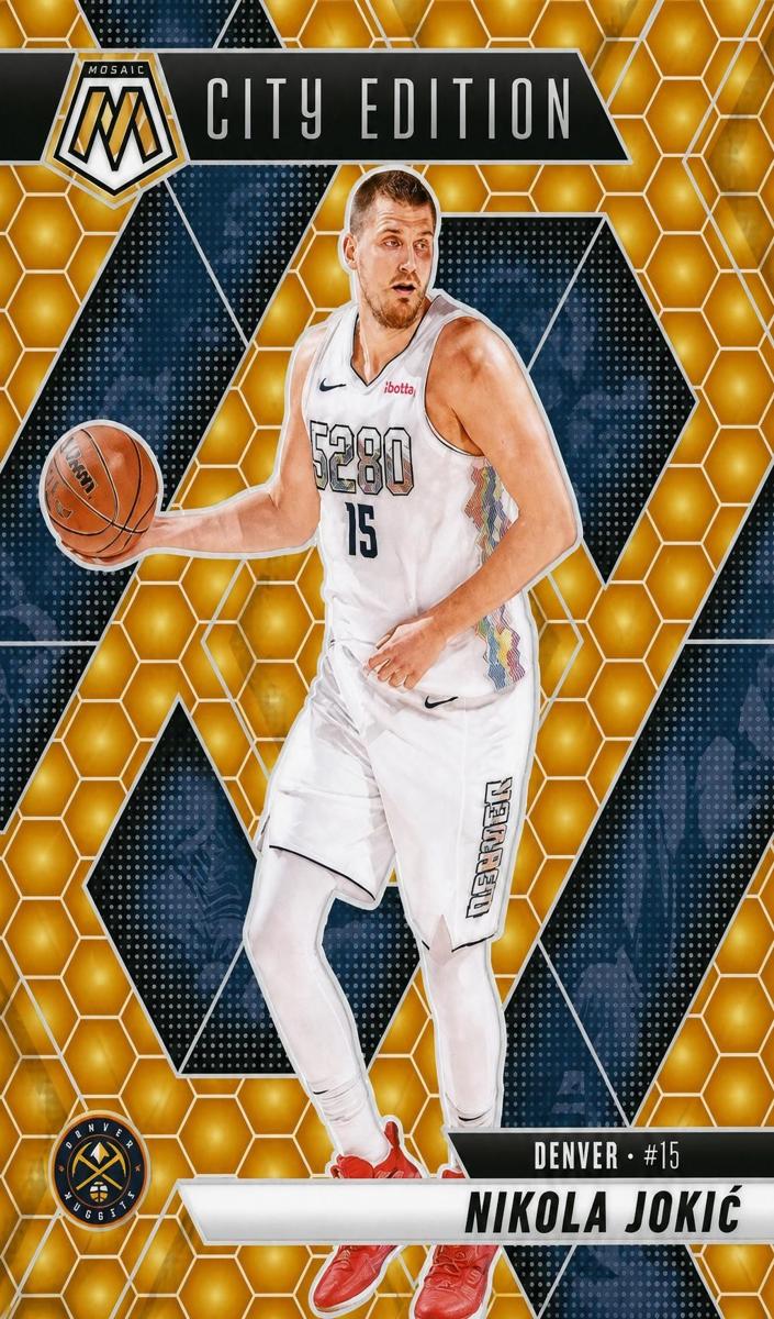 2024 Panini Mosaic Basketball Honeycomb Nikola Jokic #275 PSA 8