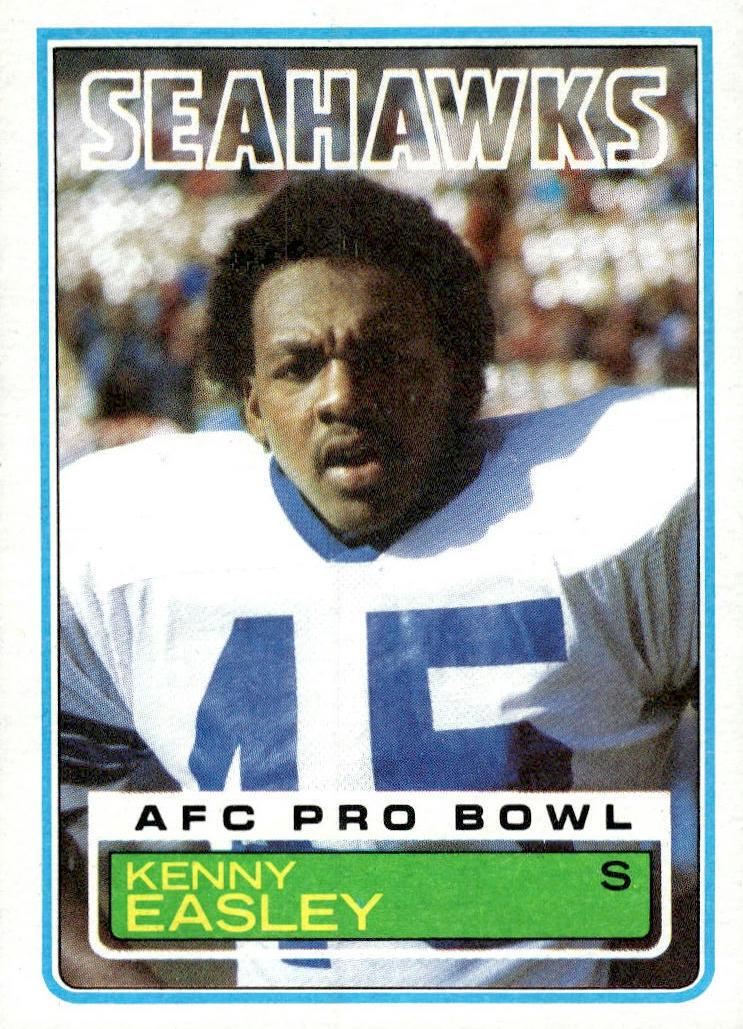 1983 Topps Football Kenny Easley #384