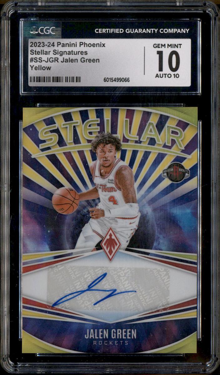 2023 Panini Phoenix Basketball Yellow Jalen Green #SS-JGR