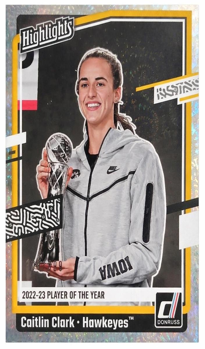2024 Panini Caitlin Clark Collection Basketball Vortex Caitlin Clark #H13