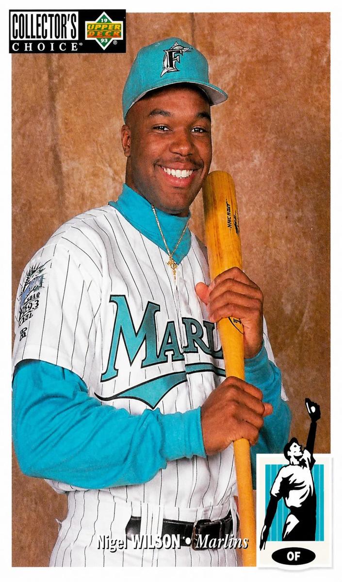 1994 Upper Deck Collector's Choice Baseball Nigel Wilson #301