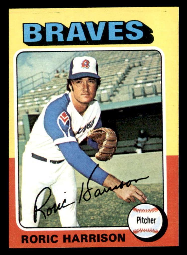 1975 Topps Mini Baseball Roric Harrison #287 PSA 8