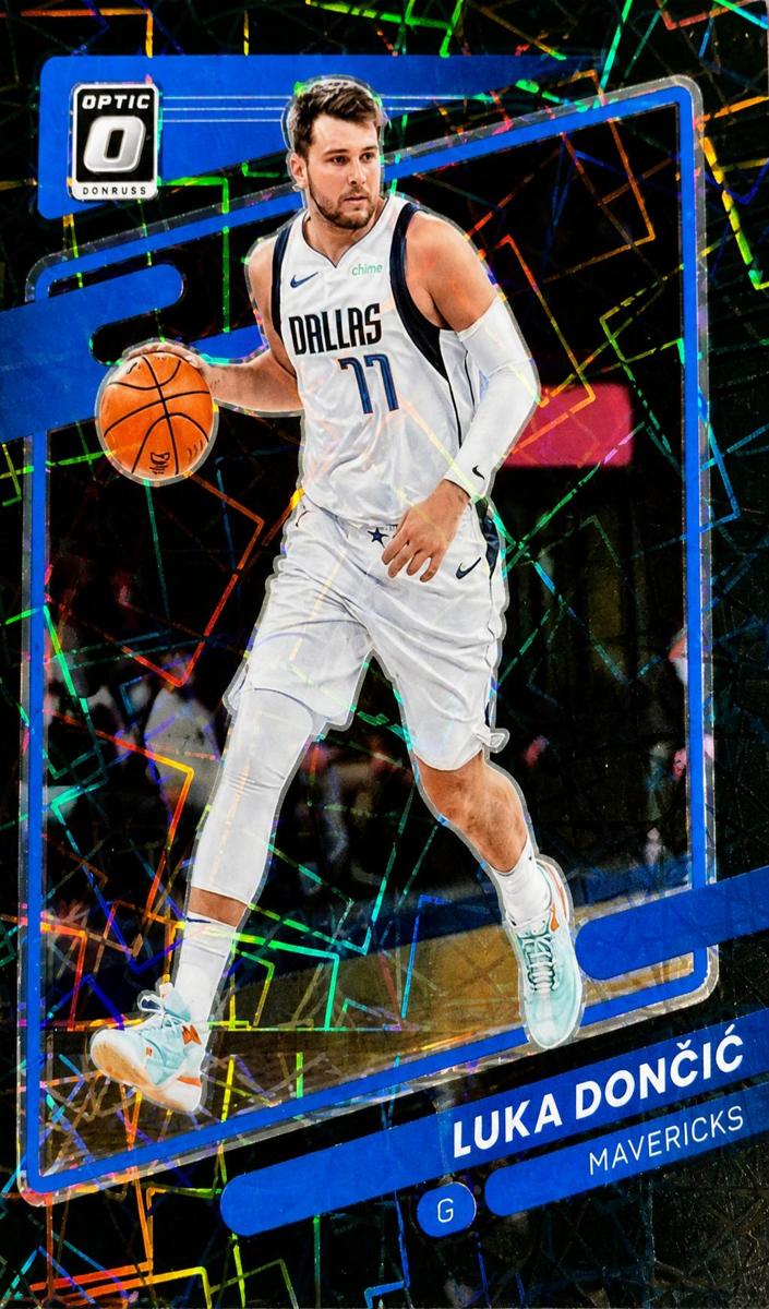 2021 Donruss Optic Basketball Black Velocity Luka Doncic #101 PSA 8.5