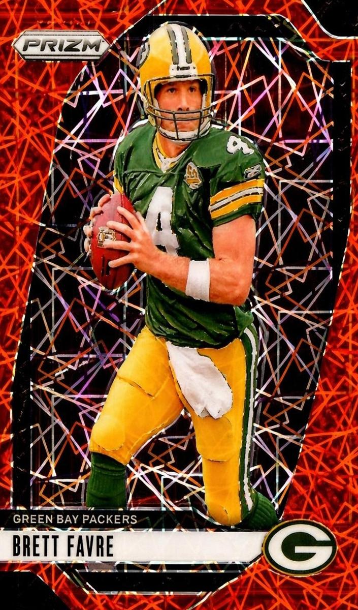 2024 Panini Prizm Football Lazer Brett Favre #110 PSA 8