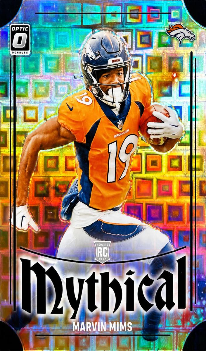 2023 Donruss Optic Football Black Pandora Marvin Mims #21