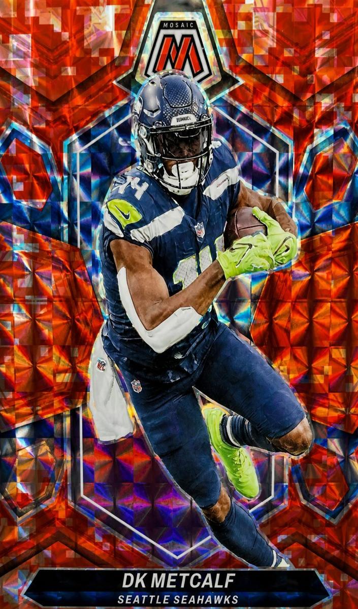 2024 Panini Mosaic Football Camo Red DK Metcalf #199