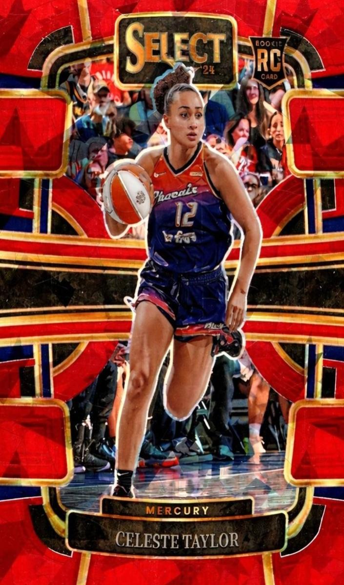 2024 Panini Select WNBA Basketball Red Ice Celeste Taylor #16
