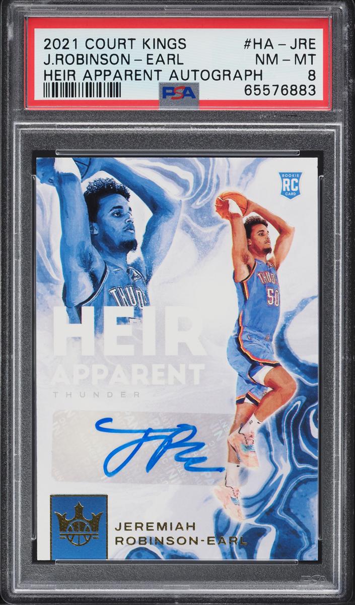 2021 Panini Court Kings Basketball Jeremiah Robinson-Earl #HA-JRE PSA 7.5