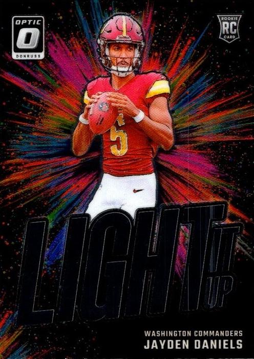 2024 Donruss Optic Football Jayden Daniels #8 PSA 9