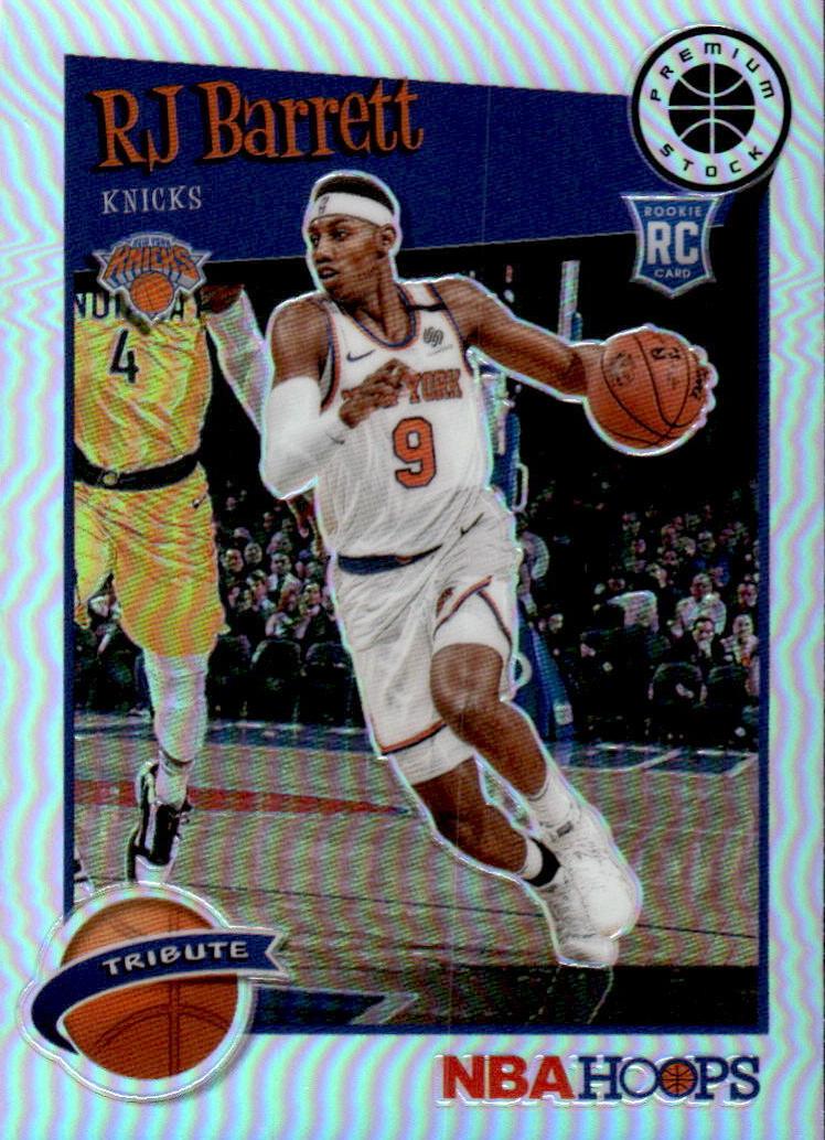 2019 Panini Hoops Premium Stock Basketball Silver RJ Barrett #298 PSA 9