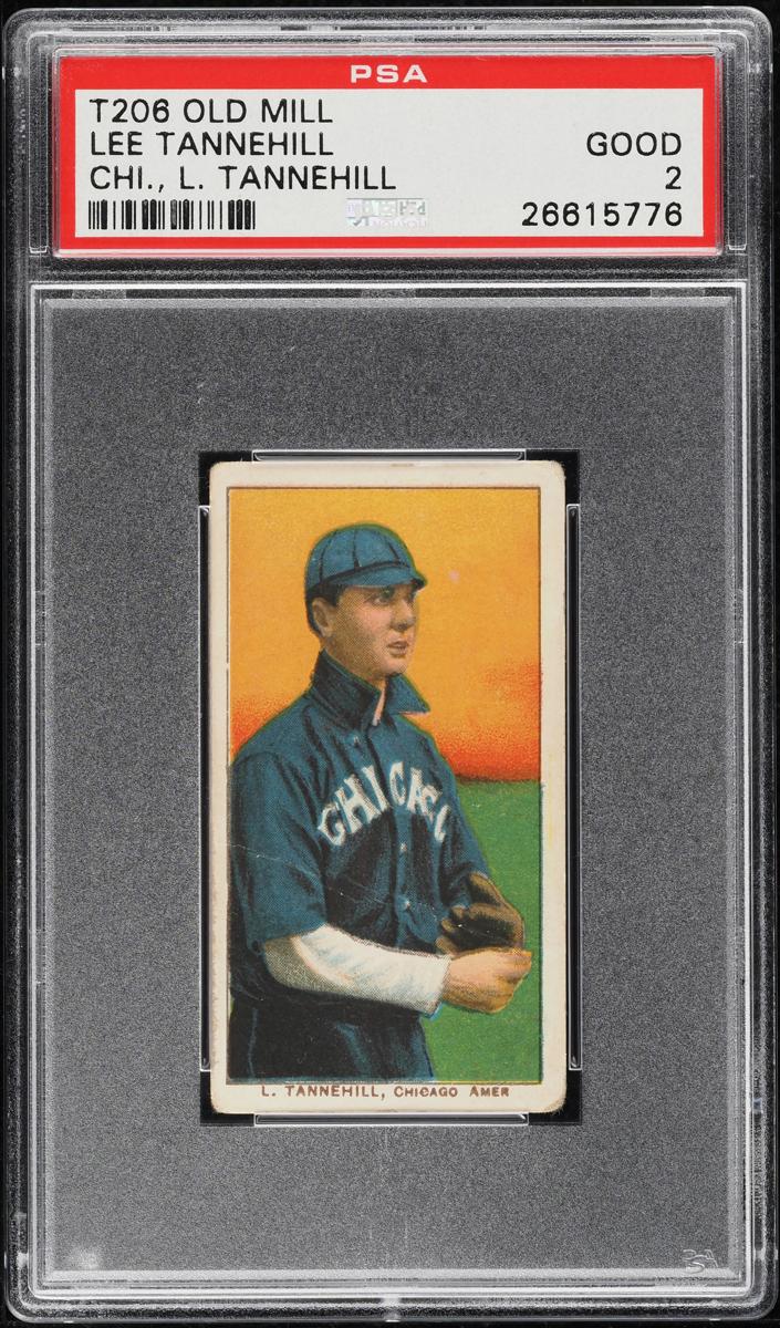 1909-11 T206 Baseball L. Tannehill On Front Lee Tannehill #NNO