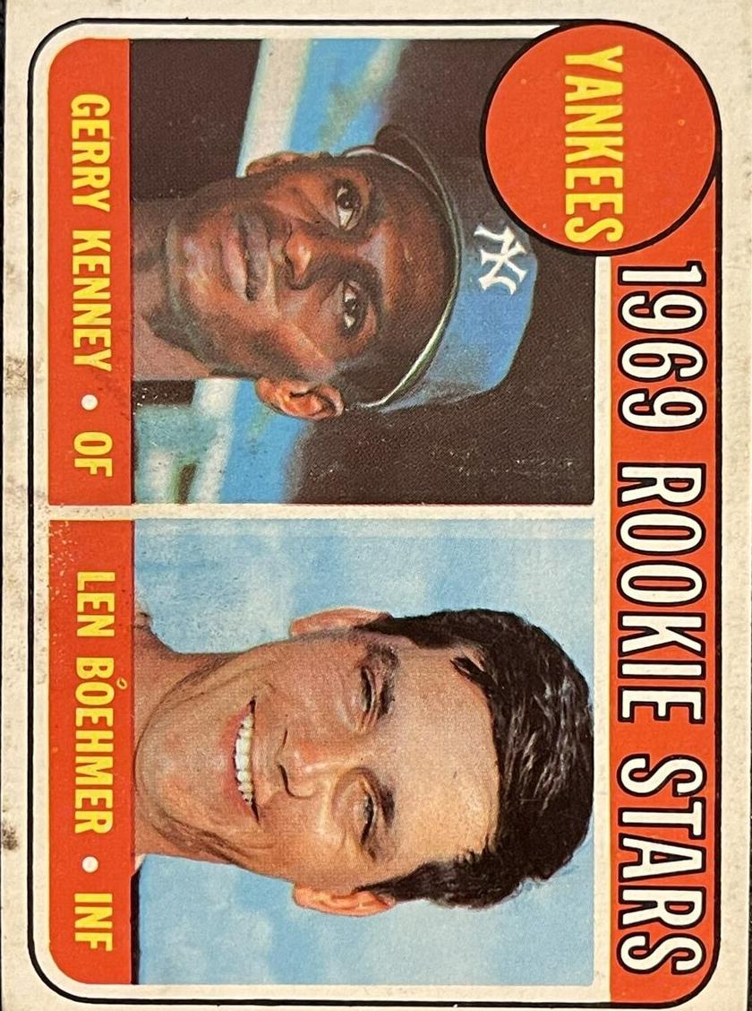 1969 Topps Baseball Yankees Rookies #519 PSA 7.5