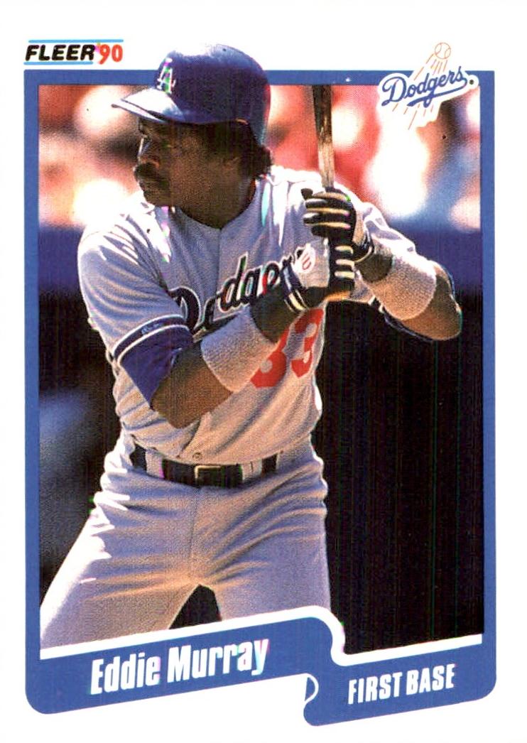 1990 Fleer Baseball Eddie Murray #404