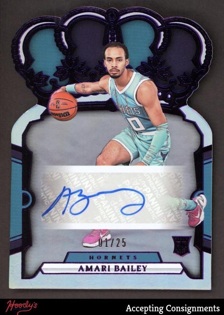 2023 Panini Crown Royale Basketball Purple Amari Bailey #RC-ABA