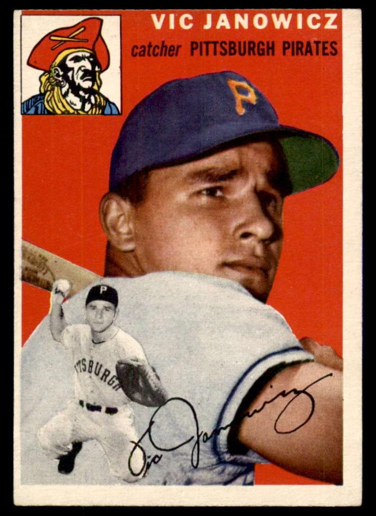 1954 Topps Baseball Vic Janowicz #16 PSA 6