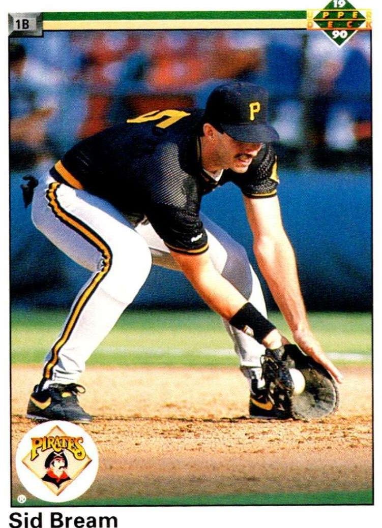 1990 Upper Deck Baseball Sid Bream #250