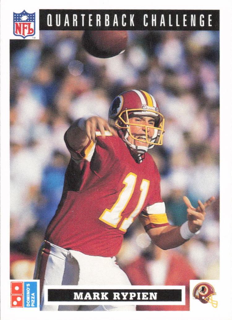1991 Upper Deck Domino's The Quarterbacks Football Mark Rypien #31