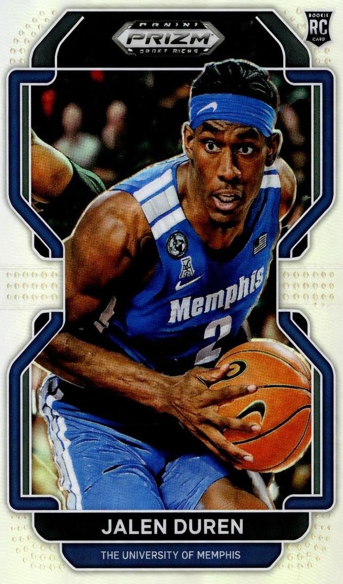 2022 Panini Prizm Draft Picks Basketball Silver Jalen Duren #58