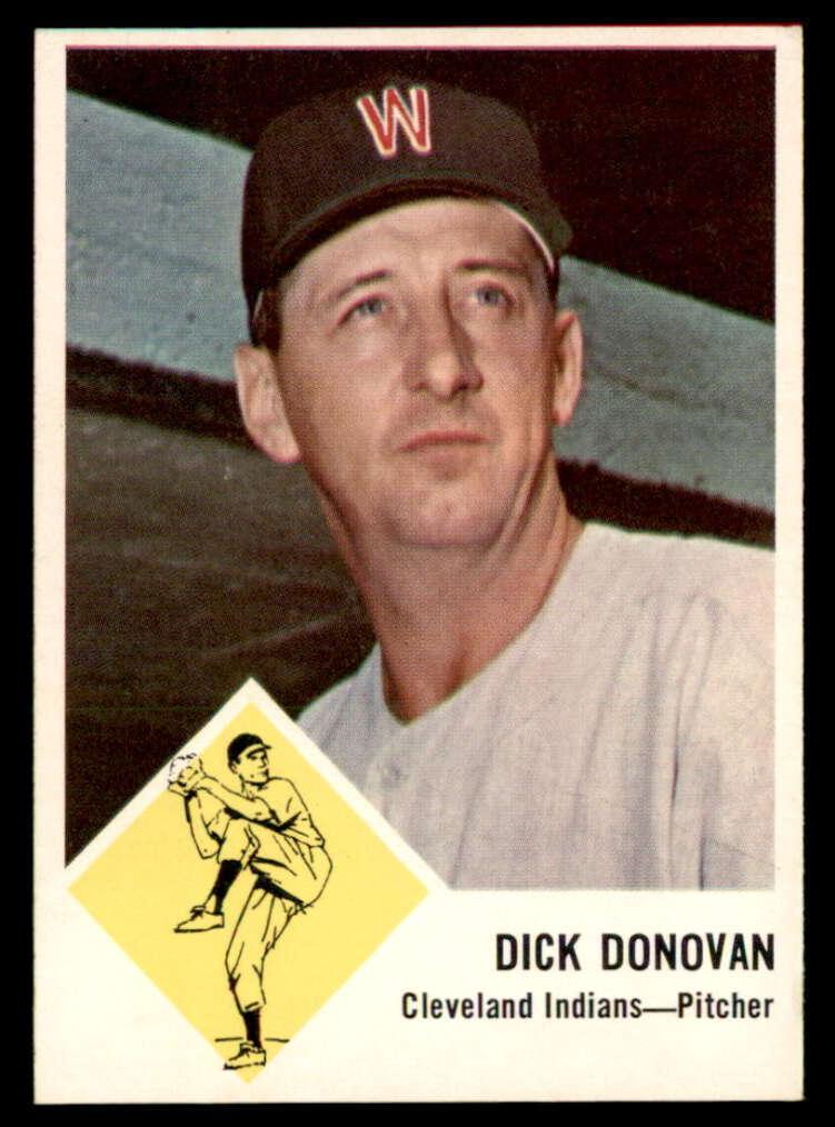 1963 Fleer Baseball Dick Donovan #11 PSA 7