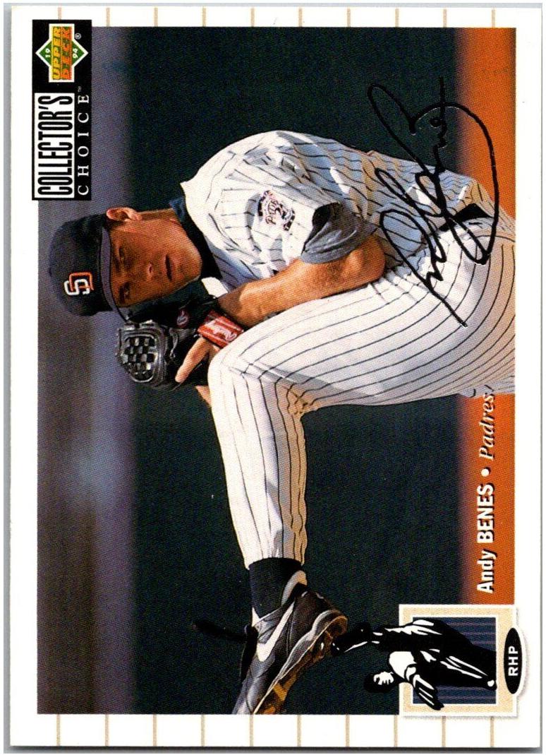 1994 Upper Deck Collector's Choice Baseball Silver Signature Andy Benes #570