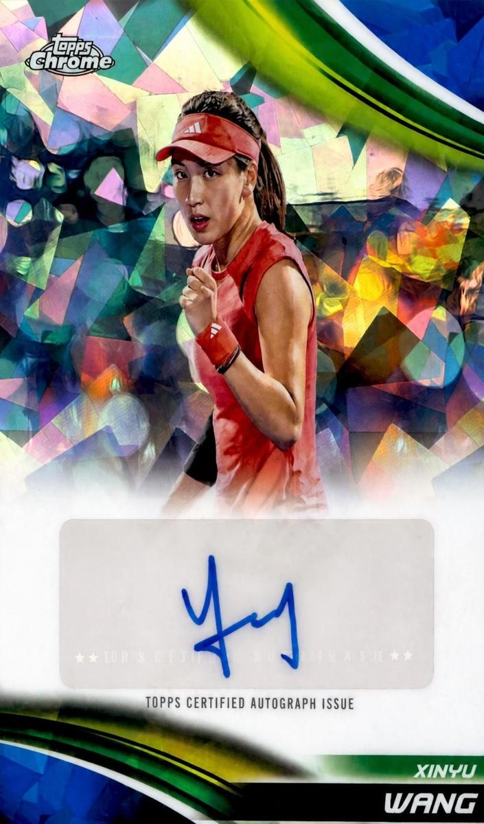 2025 Topps Chrome Sapphire Tennis Xinyu Wang #CA-XYW RAW Ungraded